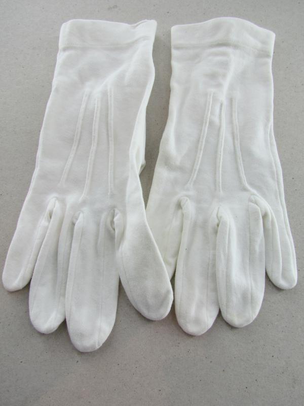 WH/SS Officer white Dress Gloves