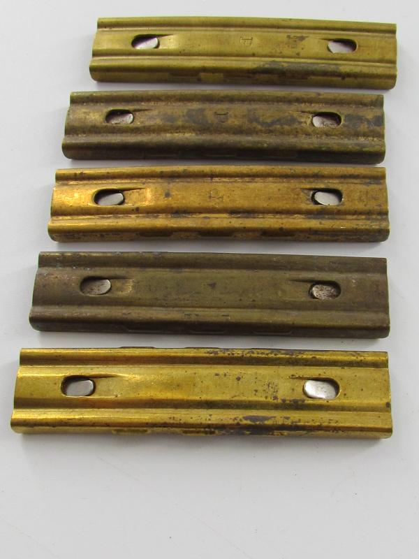 German WWII K98 Stripper Clips 5x P marked