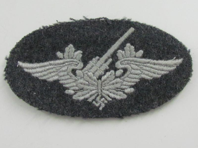Luftwaffe Flak Artillery Personnel Trade Sleeve Patch