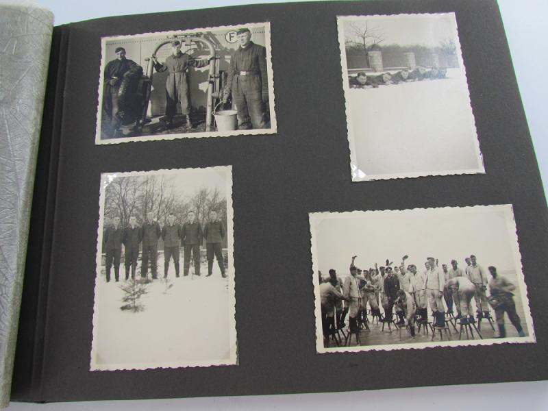 Luftwaffe Photo Album and Award Documents From One Person