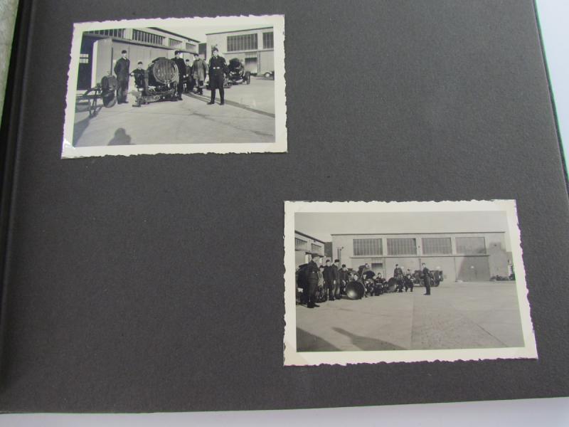 Luftwaffe Photo Album and Award Documents From One Person