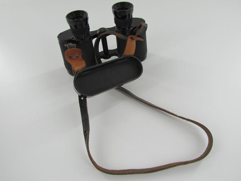 WH/SS pair of binoculars 6x30 with shield cover and strap