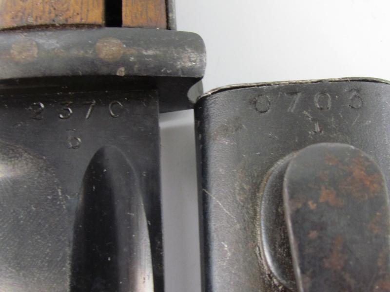 K98 bayonet with Kriegsmarine markings and Maker Coppel GMBH