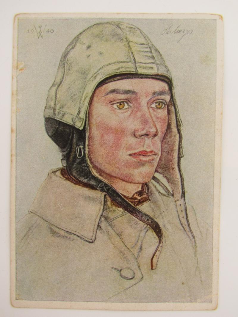 Willrich Cardboard card from a Fighter Pilot