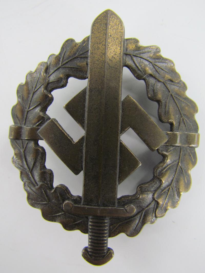 SA Sportabzeichen, Bronze, Numbered and Maker Marked