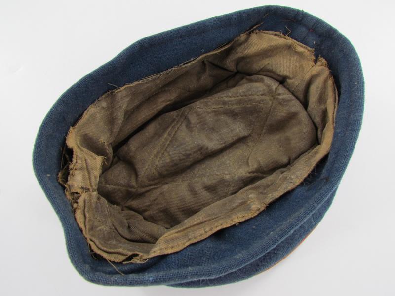 Franco-Prussian war German infantry cap, 124th regiment, marked.