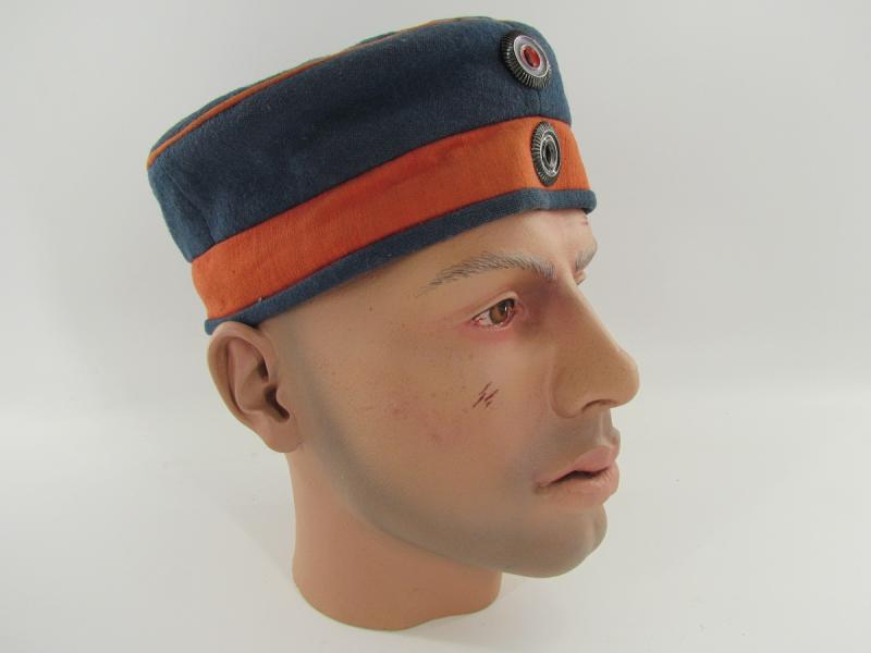 Franco-Prussian war German infantry cap, 124th regiment, marked.