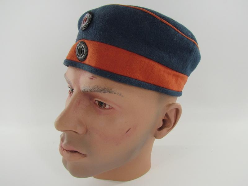 Franco-Prussian war German infantry cap, 124th regiment, marked.