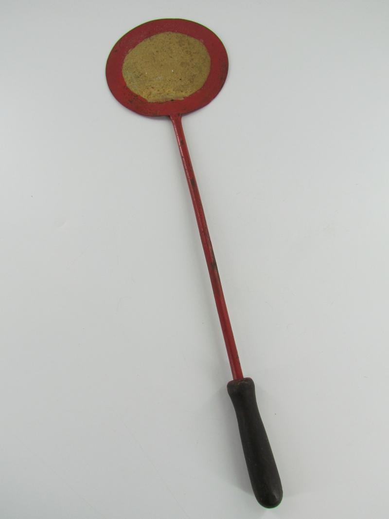 Reichsbahn Self Made Hand Held Stop Sign