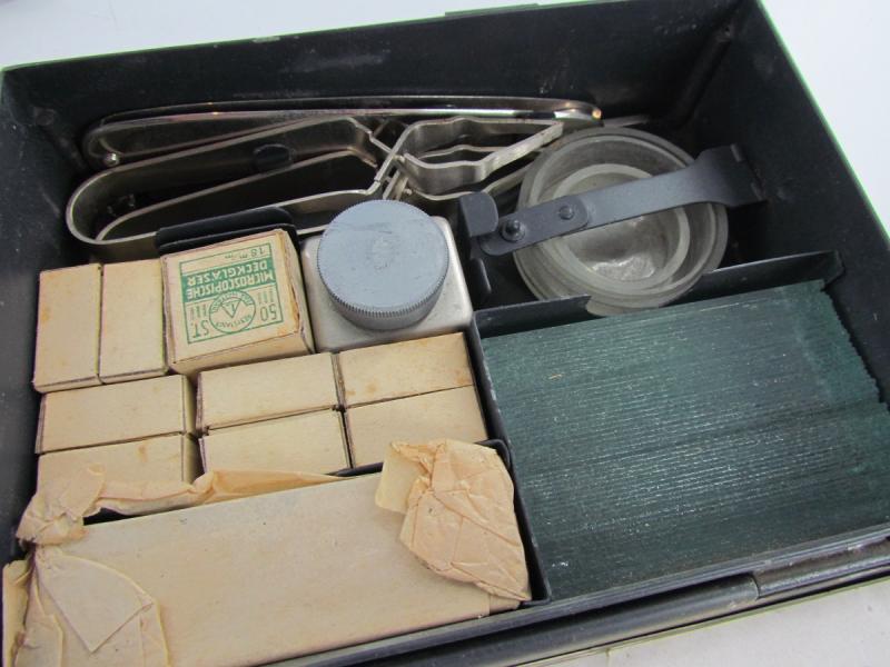 Wehrmacht Microscope cutlery(Mikroskopier Besteck)...Complete and Rare