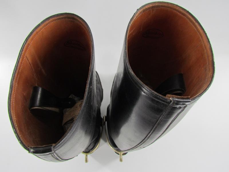 Wehrmacht Officers Private Purchase Cavalry Boots With Spurs