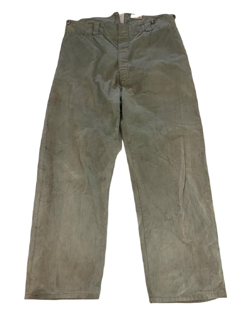 RAD ( Reichsarbeitsdienst ) Named HBT Trousers