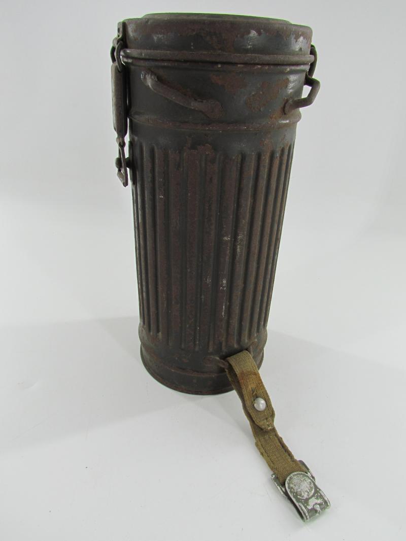 Luftwaffe Gasmask cannister with Strap