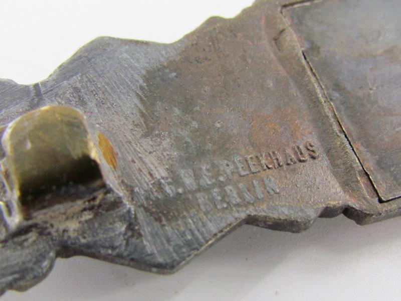 Close Combat Clasp (Nahkampfspange) in Bronze Marked