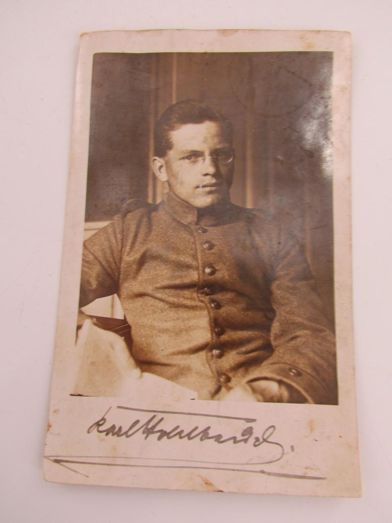 WW1 German Postcard Portrait From a Soldier