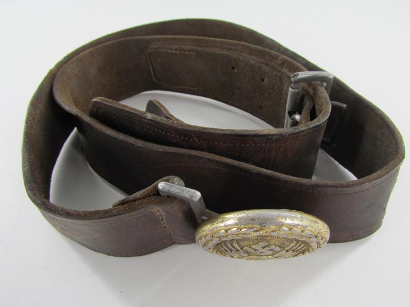 Deutsche Reichsbahn Leader’s Buckle & Belt (Maker Assmann DRGM 40)