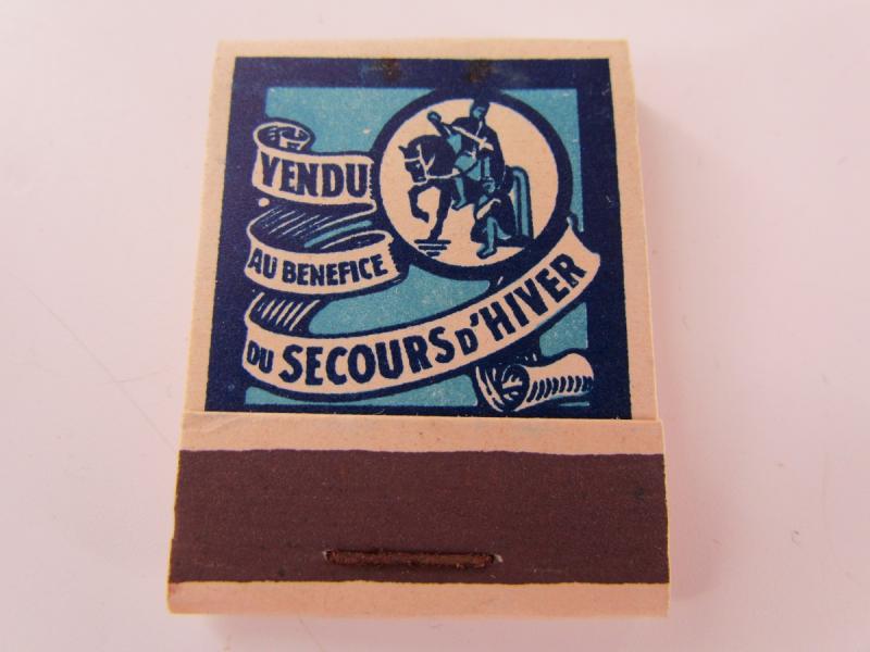 Full Box With About 200 x Winterhelp Matches