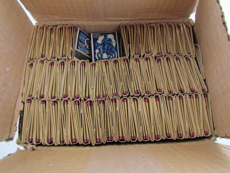 Full Box With About 200 x Winterhelp Matches