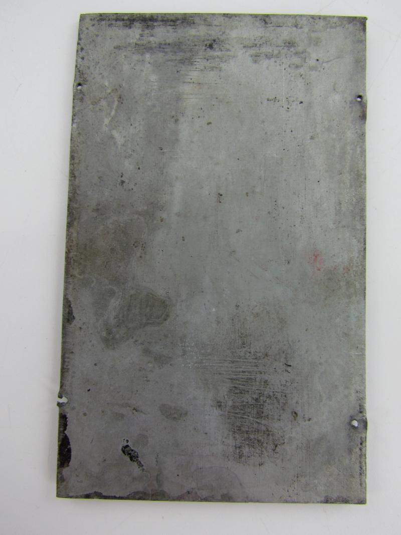 Original German Newspaper Photo “Druckplatte” (printing plate)