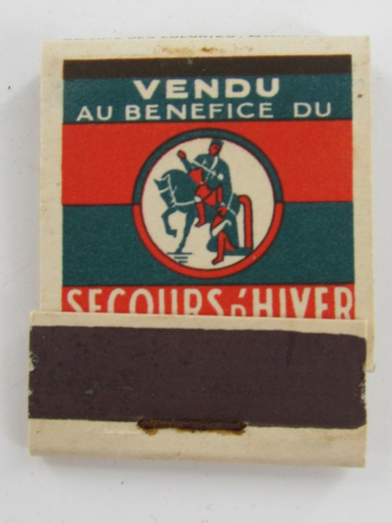 Full Box With About 200 x Winterhelp Matches