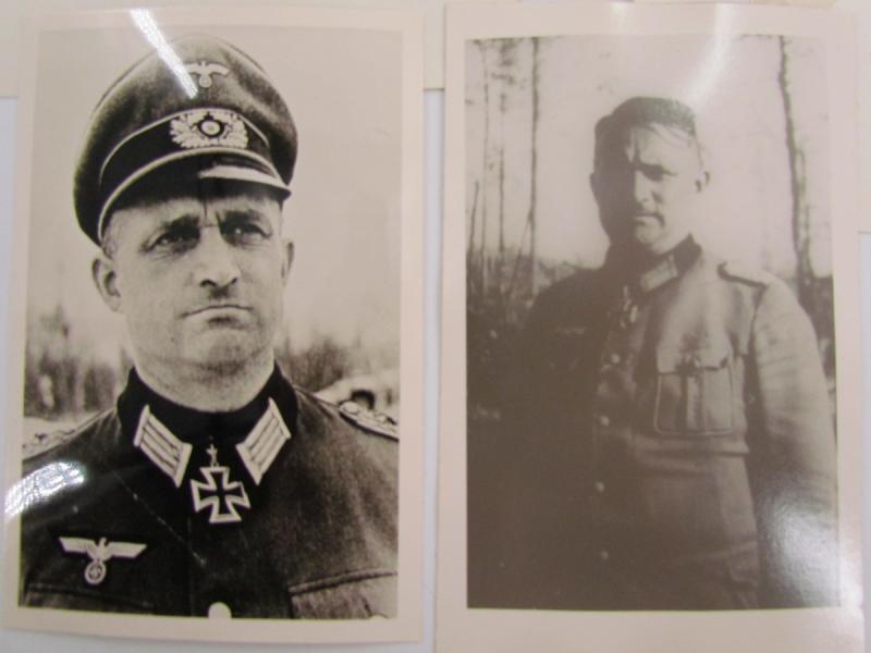 2 x Original Photos From Knight's Cross Bearer Dr.Walter Lange