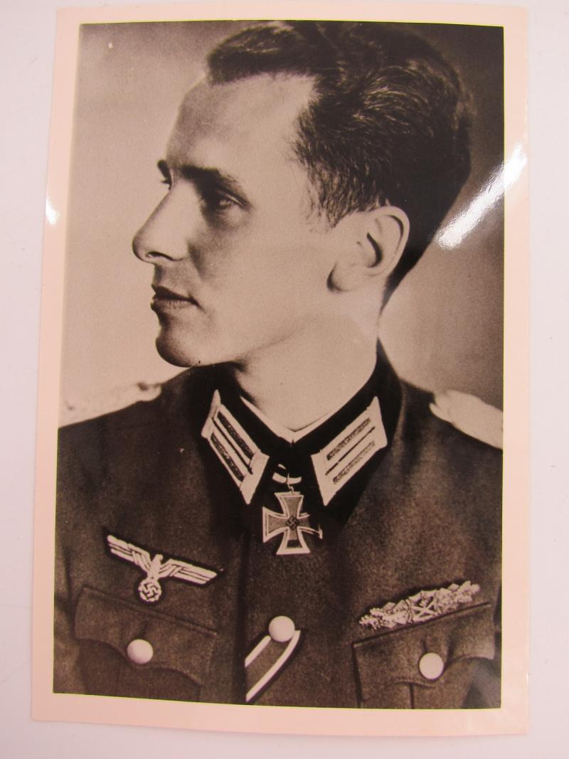 1 x Original Photo From Knight's Cross Bearer Ernst Von Langenn-Steinkeller
