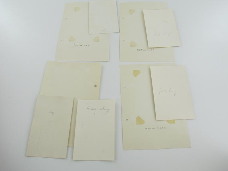 4 x Original Photos From Knight's Cross Bearer Stuka Pilot Friedrich Lang