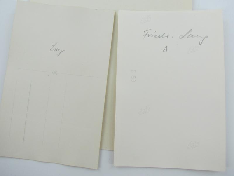 4 x Original Photos From Knight's Cross Bearer Stuka Pilot Friedrich Lang