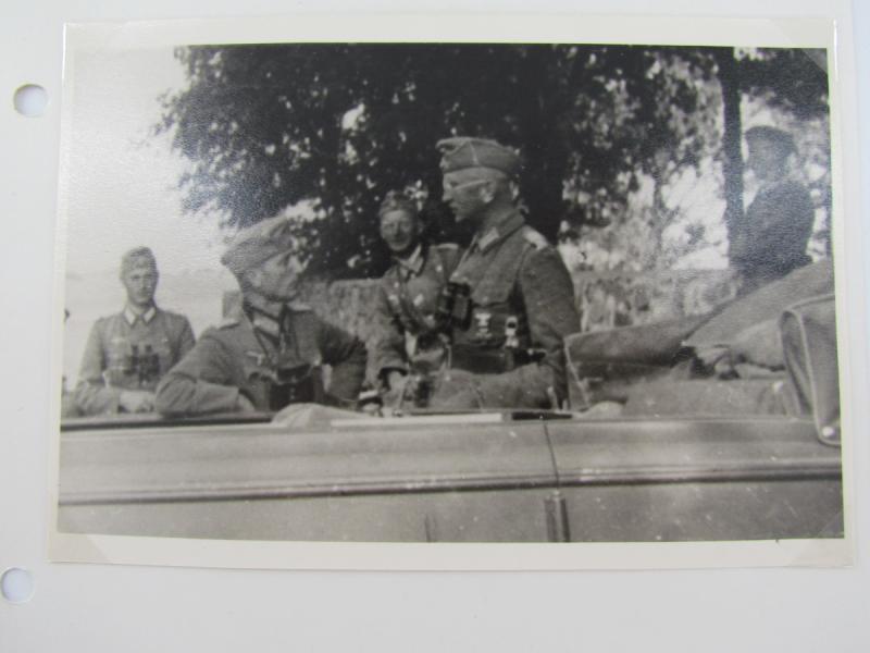 4 x Original Photos From Knight's Cross Bearer Otto Lancelle