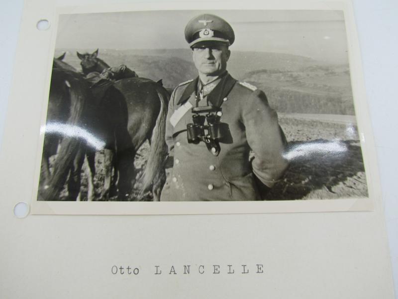 3 x Original Photos From Knight's Cross Bearer Otto Lancelle