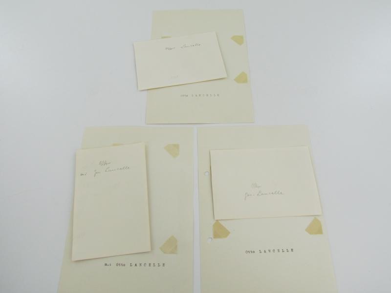 3 x Original Photos From Knight's Cross Bearer Otto Lancelle