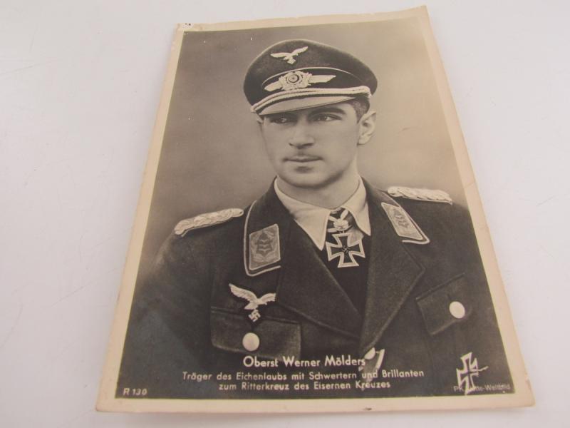Luftwaffe Werner Mölders Postcard