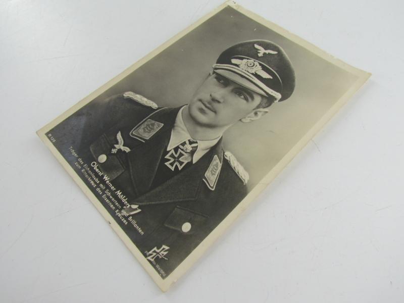 Luftwaffe Werner Mölders Postcard