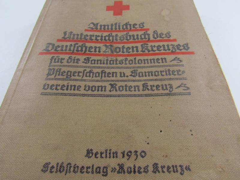 DRK Reichswehr/Wehrmacht Medical Training Book