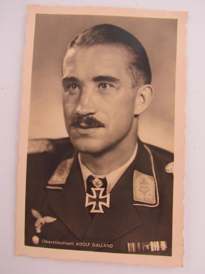 Luftwaffe Adolf Galland Postcard