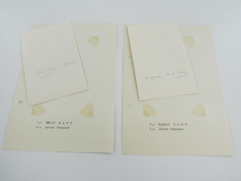 2 x Original Photos From Knight's Cross Bearer Anton Grasser