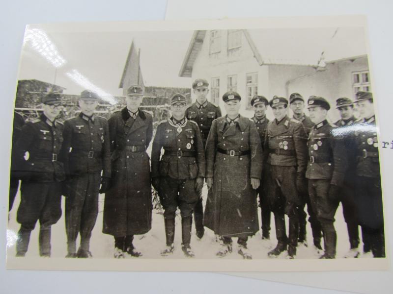3 x Original Photos From Knight's Cross Bearer Joachim-Friedrich Lang