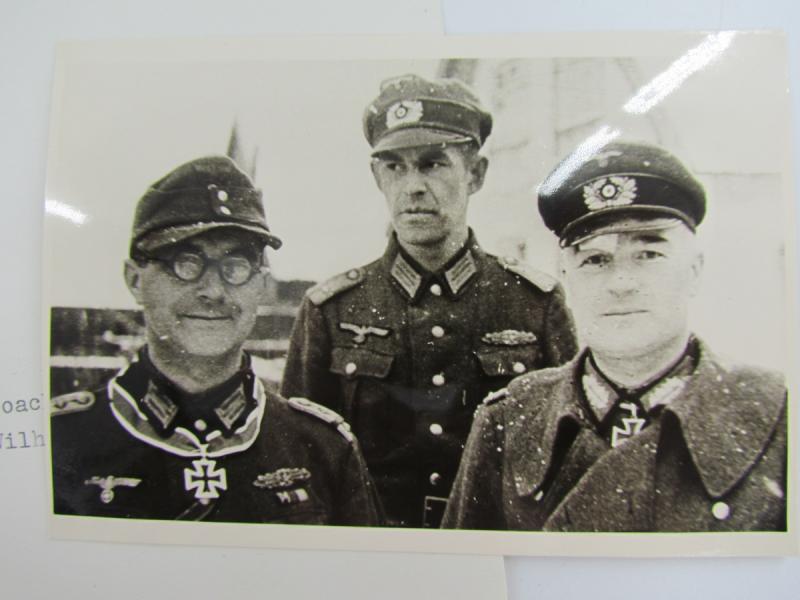 3 x Original Photos From Knight's Cross Bearer Joachim-Friedrich Lang