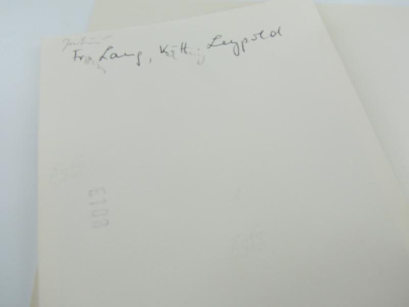 2 x Original Photos From Knight's Cross Bearer Joachim-Friedrich Lang