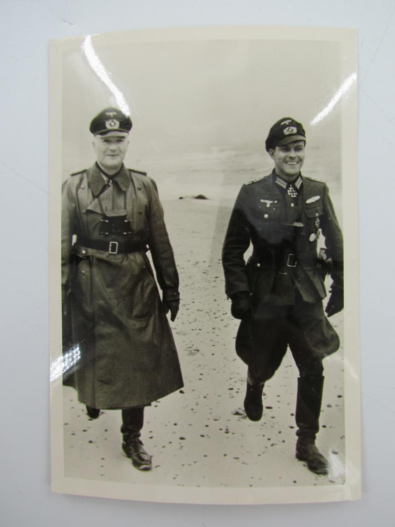 2 x Original Photos From Knight's Cross Bearer Joachim-Friedrich Lang