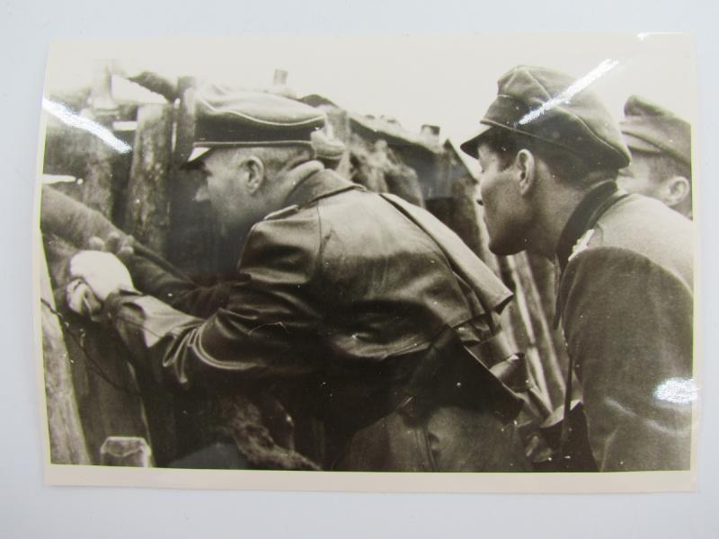 2 x Original Photos From Knight's Cross Bearer Joachim-Friedrich Lang