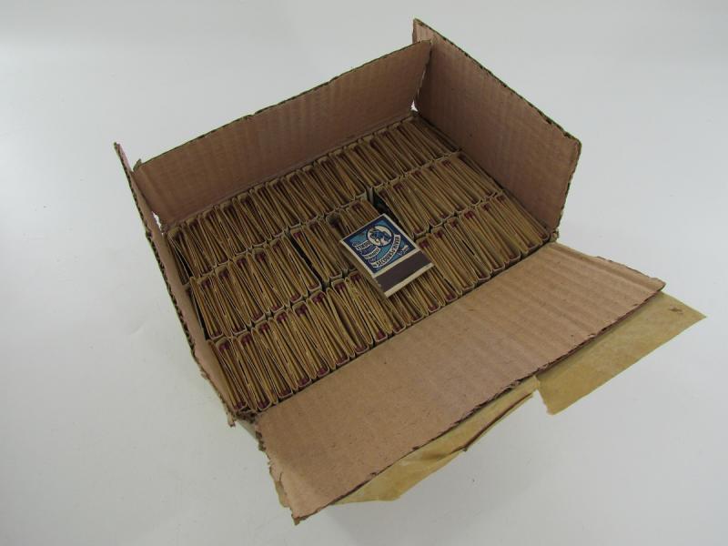 Full Box With About 200 x Winterhelp Matches