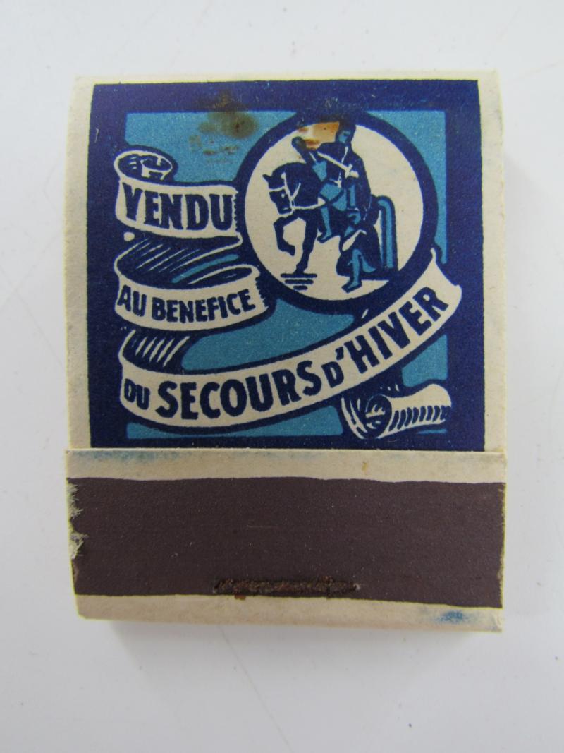 Full Box With About 200 x Winterhelp Matches