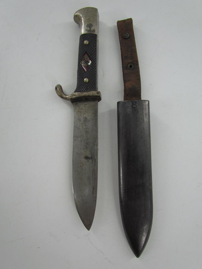 Early Hitlerjugend Knife E&F Hörster.,Solingen