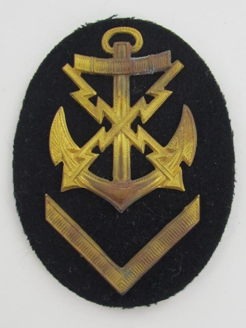 Kriegsmarine Senior Teletypist Nco's Career Sleeve Insignia