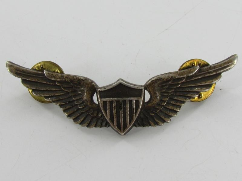Original US Army Air Force Pilot Badge, By O.C Tanner SLC Utah