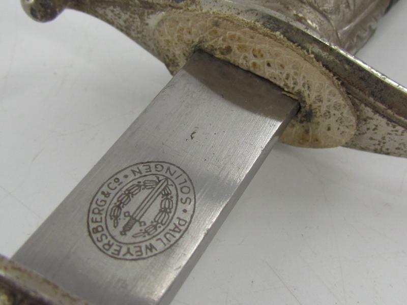 German Police Officer’s Sword by Paul Weyersberg