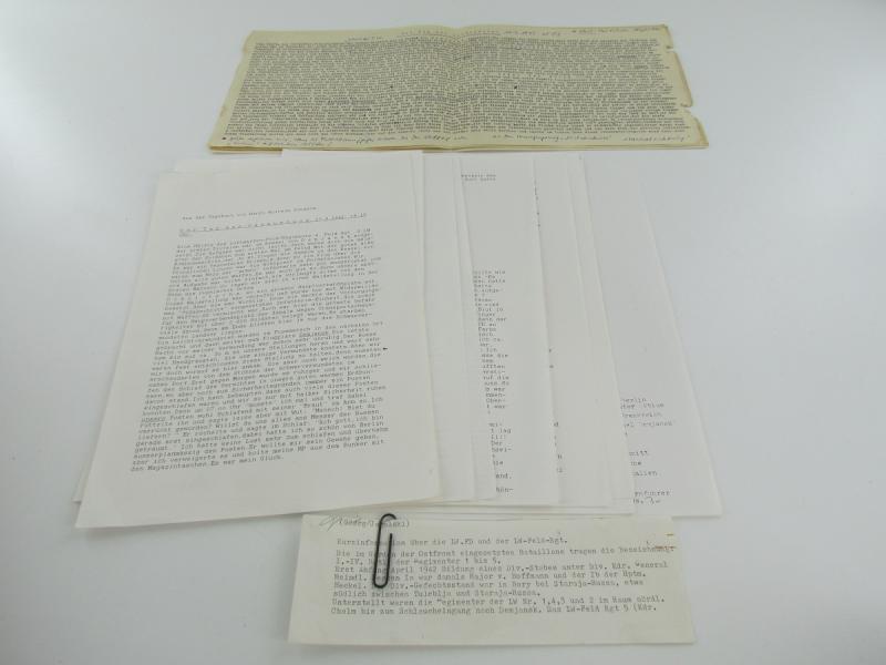 Personal report from the diary of a front soldier...Demjansk