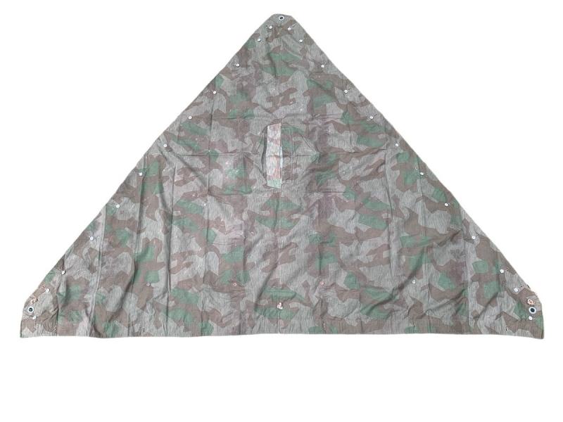 Extremely rare Reduced pattern + carbon overprint Splittertarn zeltbahn