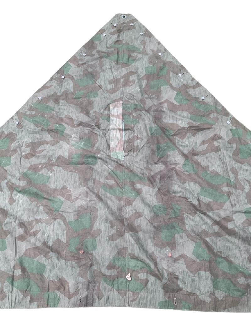 Extremely rare Reduced pattern + carbon overprint Splittertarn zeltbahn